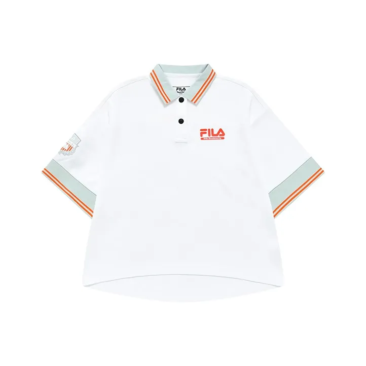 FILA FUSION FILA FUSION Hakusan l collaboration Collection Стандартный белый Женские Поло