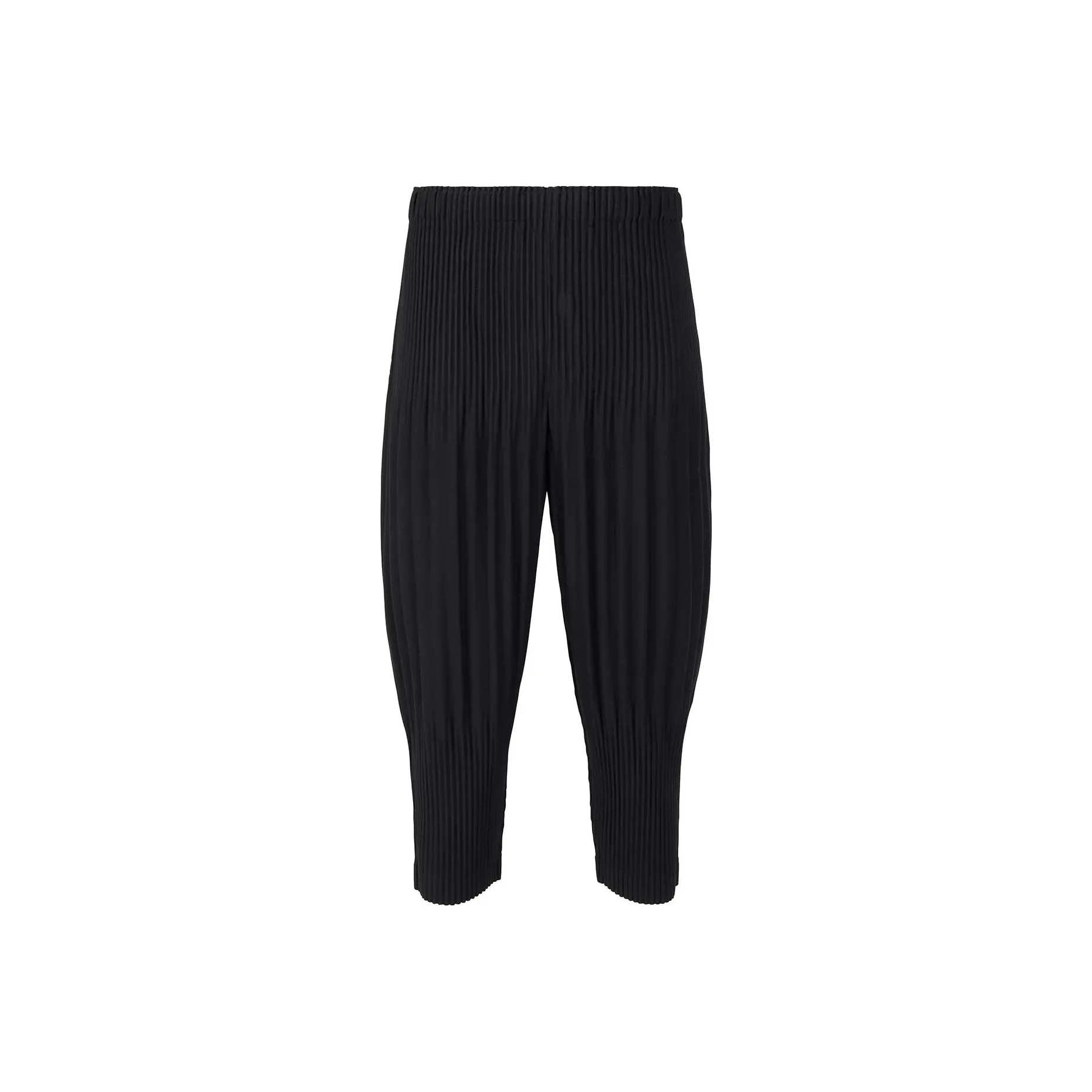 Homme Plissé Issey Miyake Plissé Cropped Drop crotch Trousers