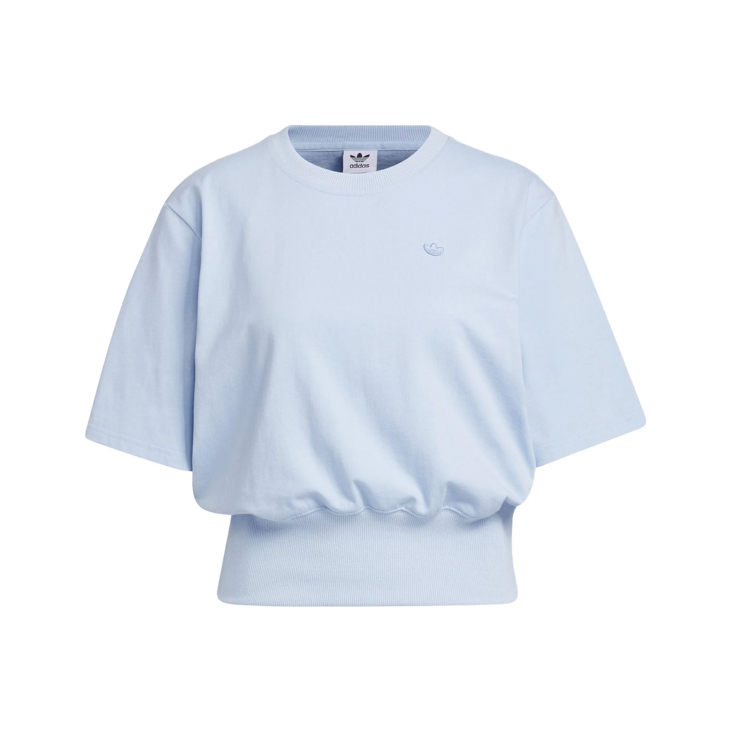 Adidas Originals Drop Shoulder Sleeve T Shirt Women's Light Pink Blue