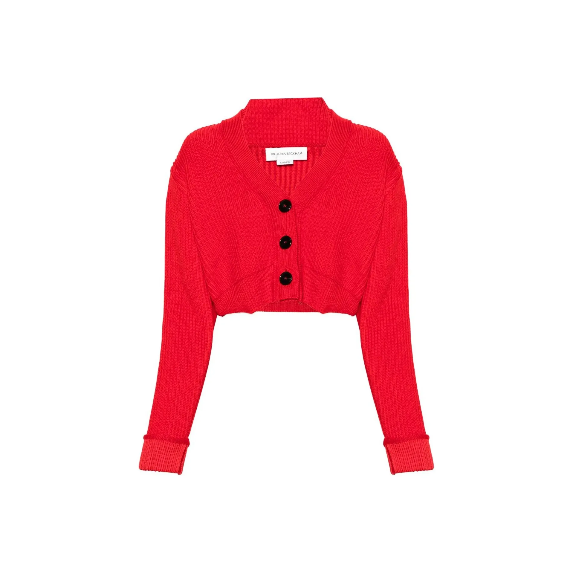 Victoria Beckham V neck Cropped Cardigan