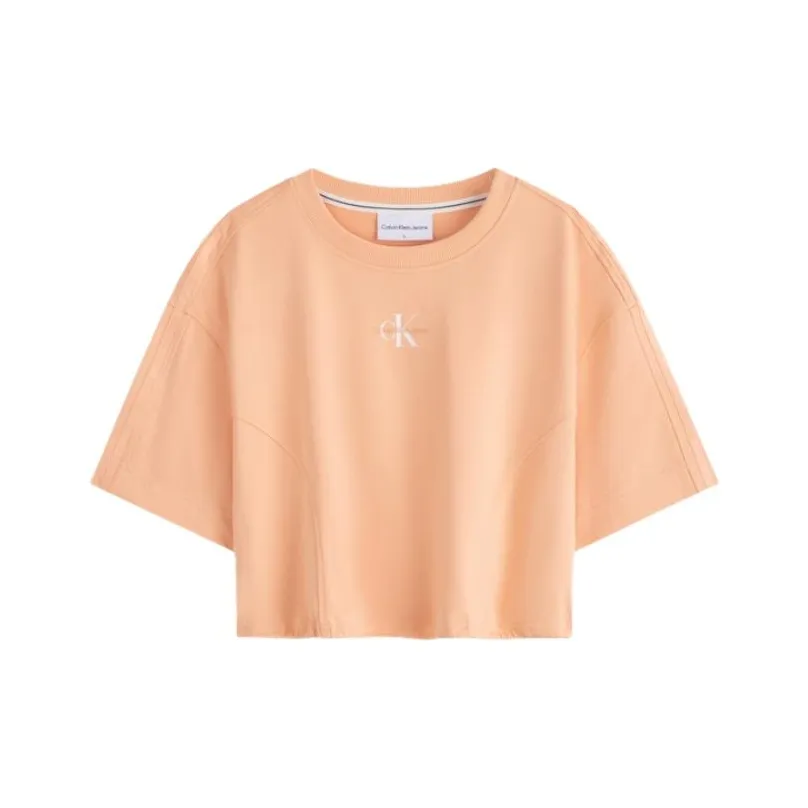 CALVIN KLEIN T-Shirt Women's Light Orange Color