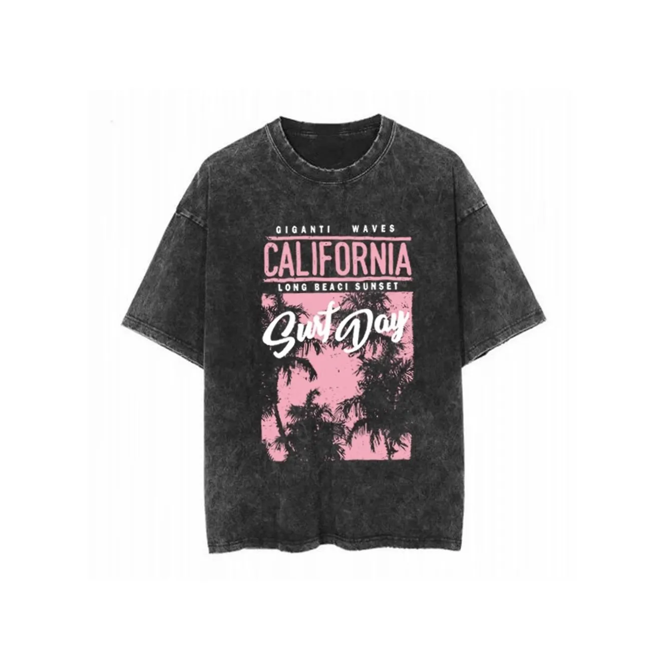 Ning Cai Yuer Regular T Shirt Women's Washed Black