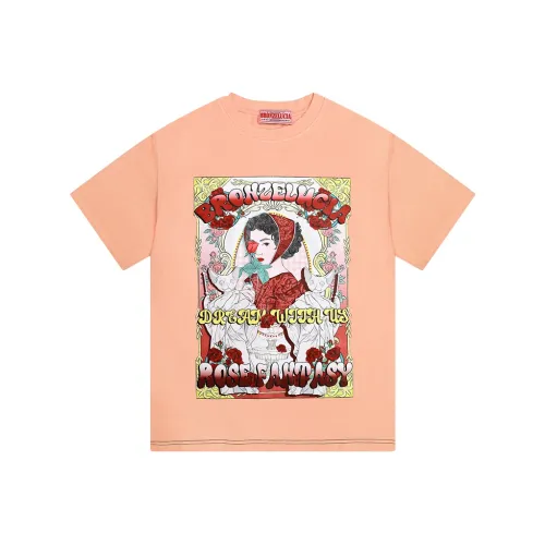 Bronze Lucia Абрикос Персик Женские Рубашки T