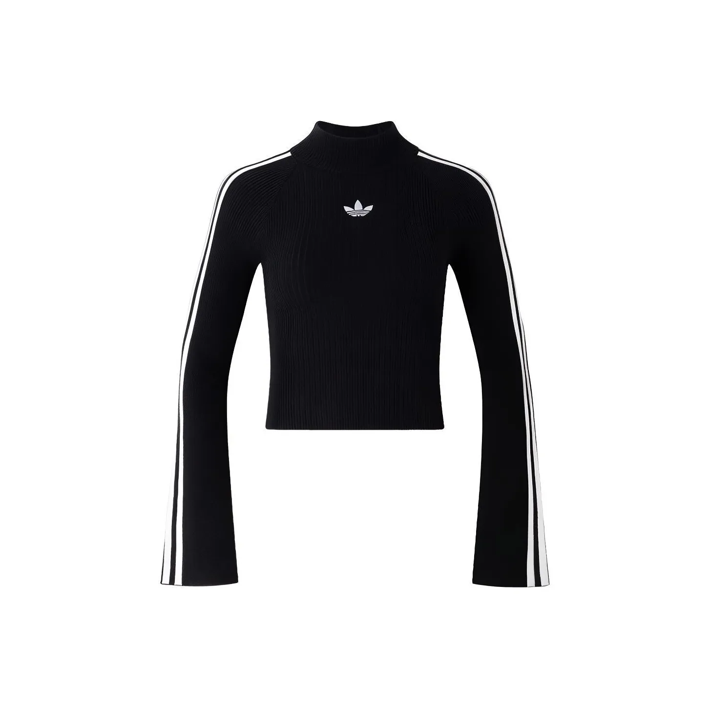 Adidas Originals Premium KNIT Водолазка Топ Свитер Женский Черный