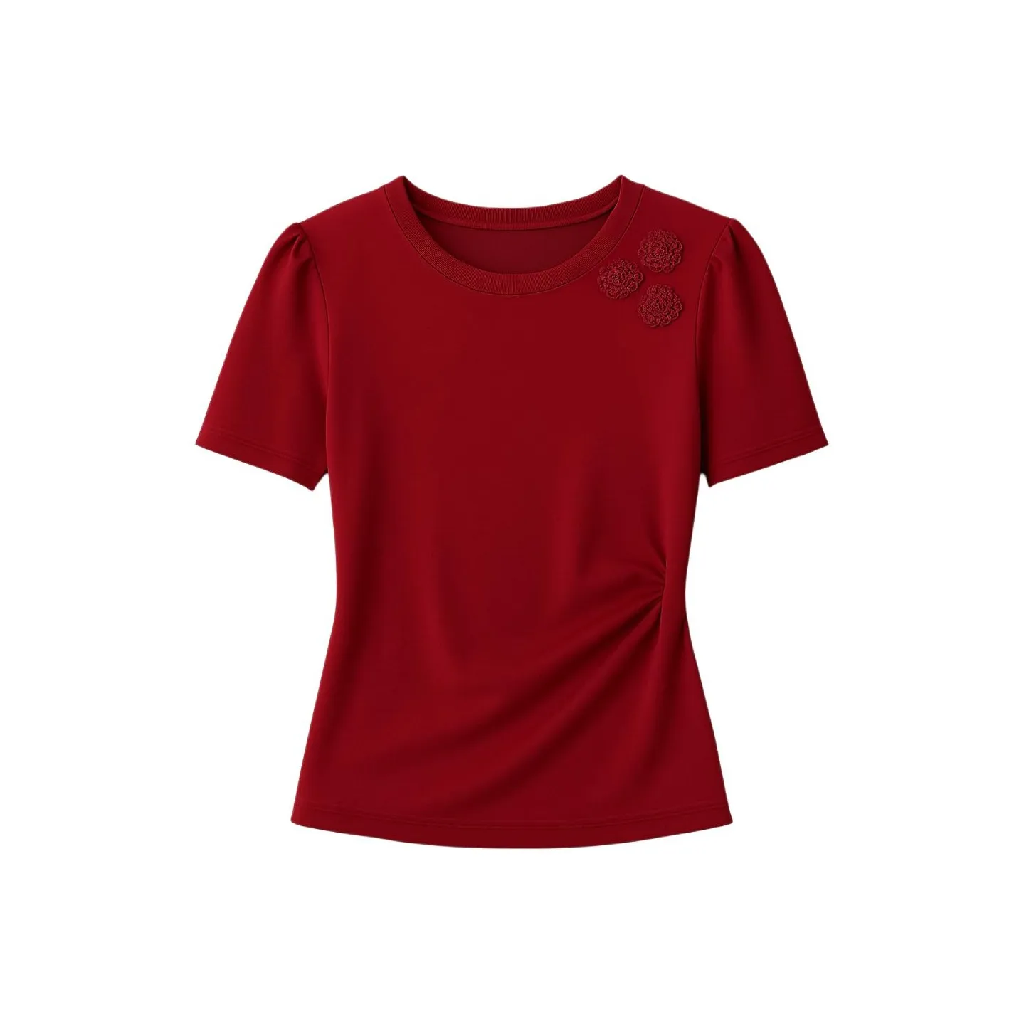 LUYOUYE Красный Женские Футболки