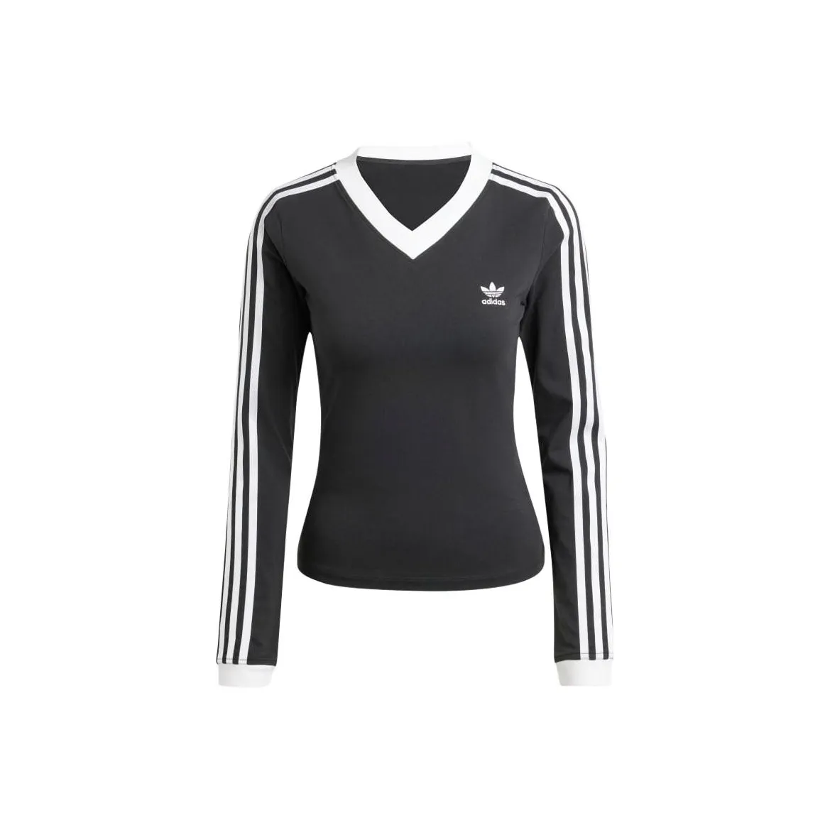 Adidas Originals Classics 3 Stripes Sweatshirt Women's Black