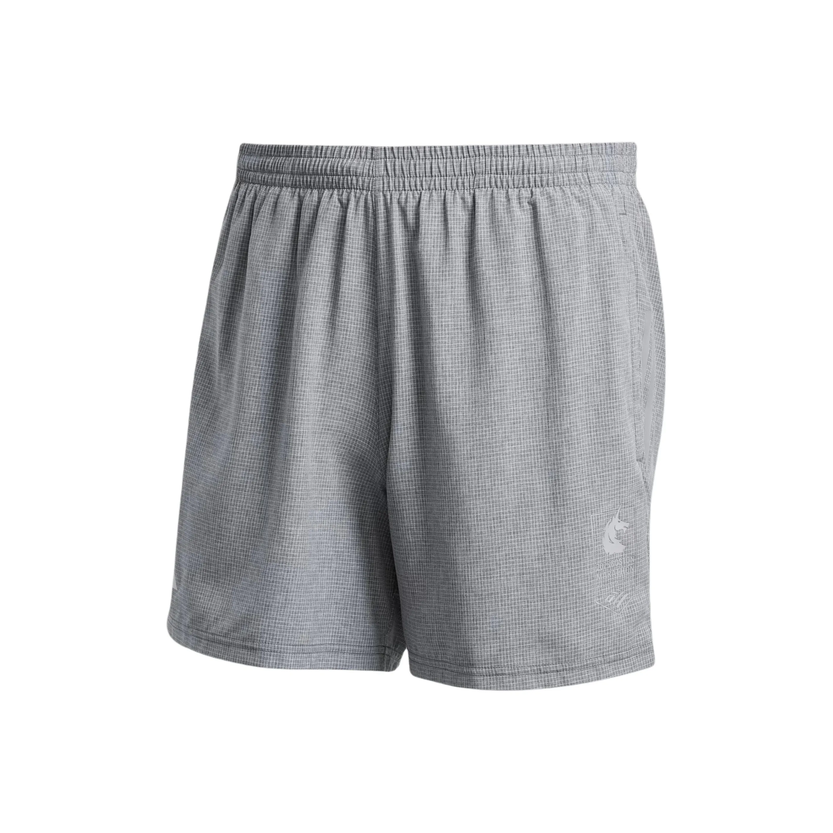 Adidas Boston Marathon Повседневные шорты Мужские Six Серый Смешанный Белый