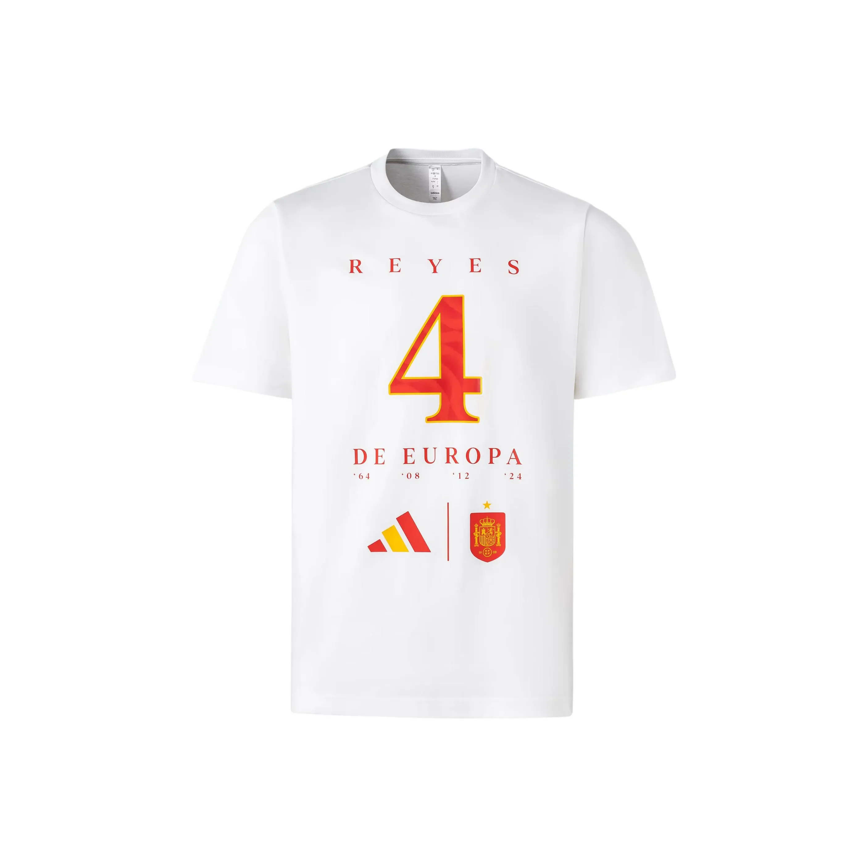 Adidas EURO Winner Tee Футбол Джерси Мужской Белый