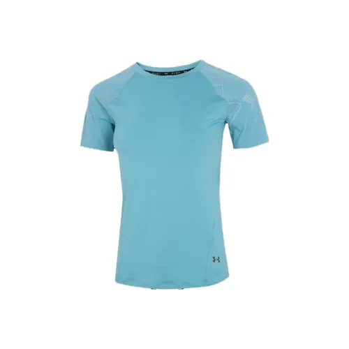 Under Armour HeatGear Синие Женские Футболки