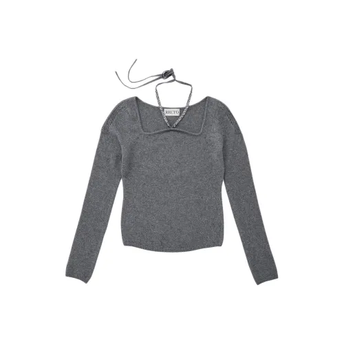 RECTO MELANGE GREY/Смешанный цвет Серый Женские Свитеры