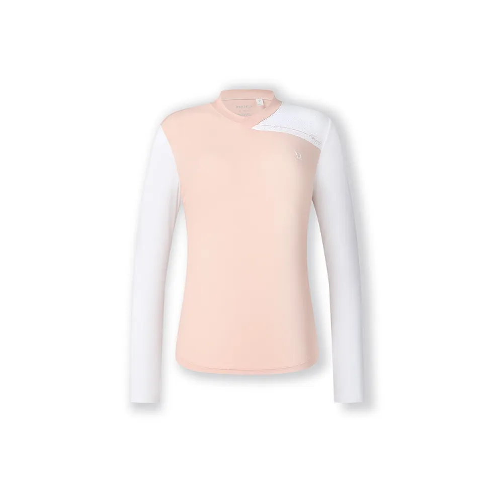 FILA Персиковый Мороженый Пудровый Женская Рубашка T