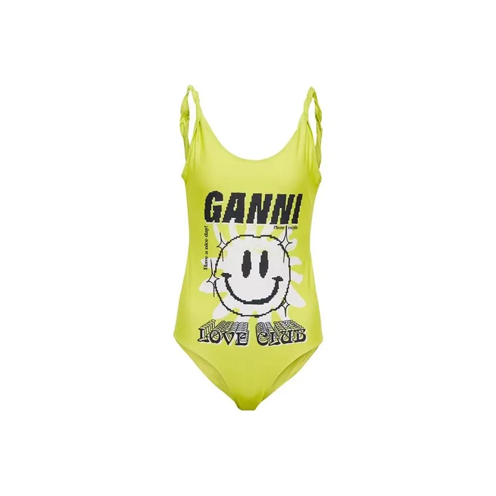 GANNI Bodysuits Women's Yellow
