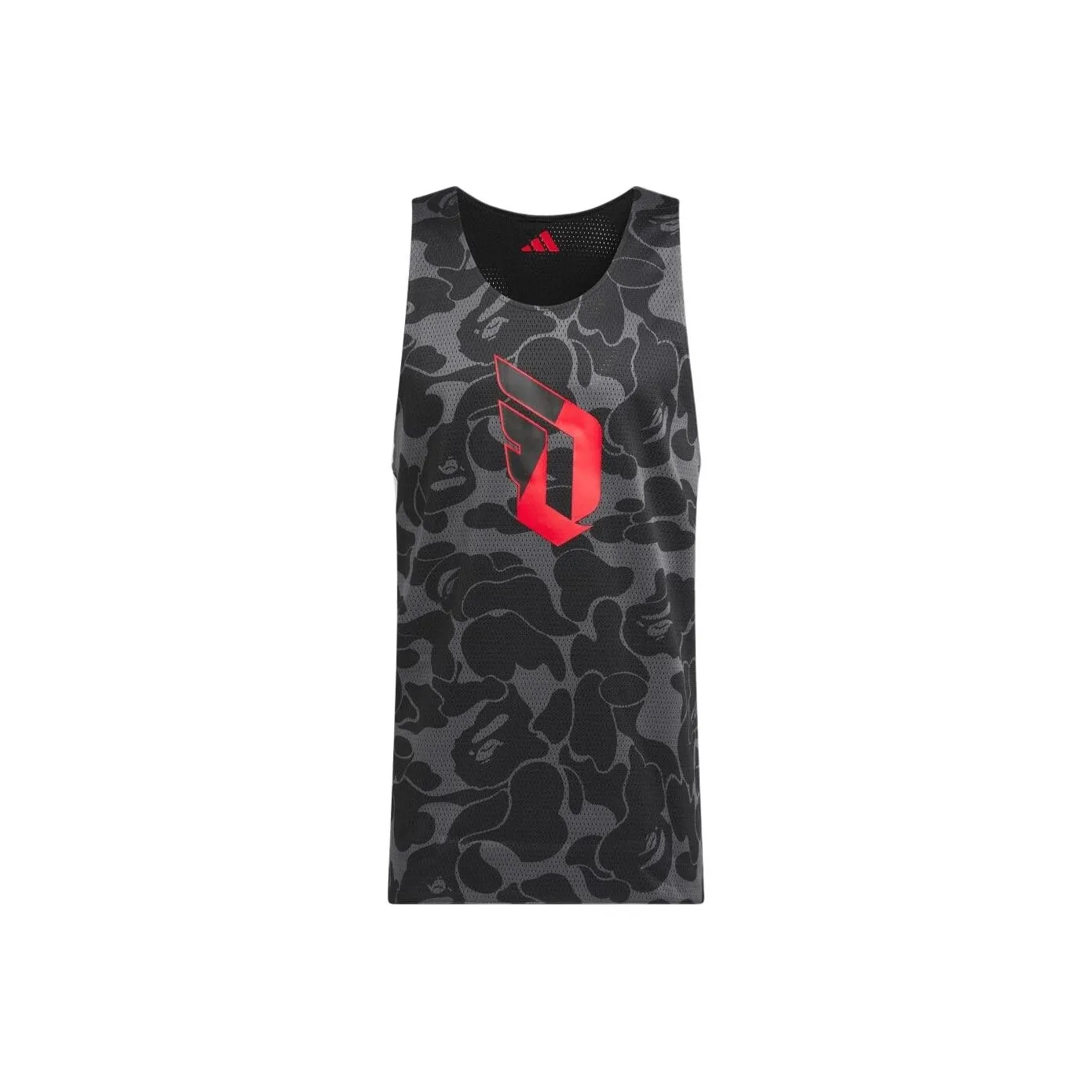 Adidas x BAPE Dame 9 FW24 Баскетбольная Джерси Мужская Угольно-Серый