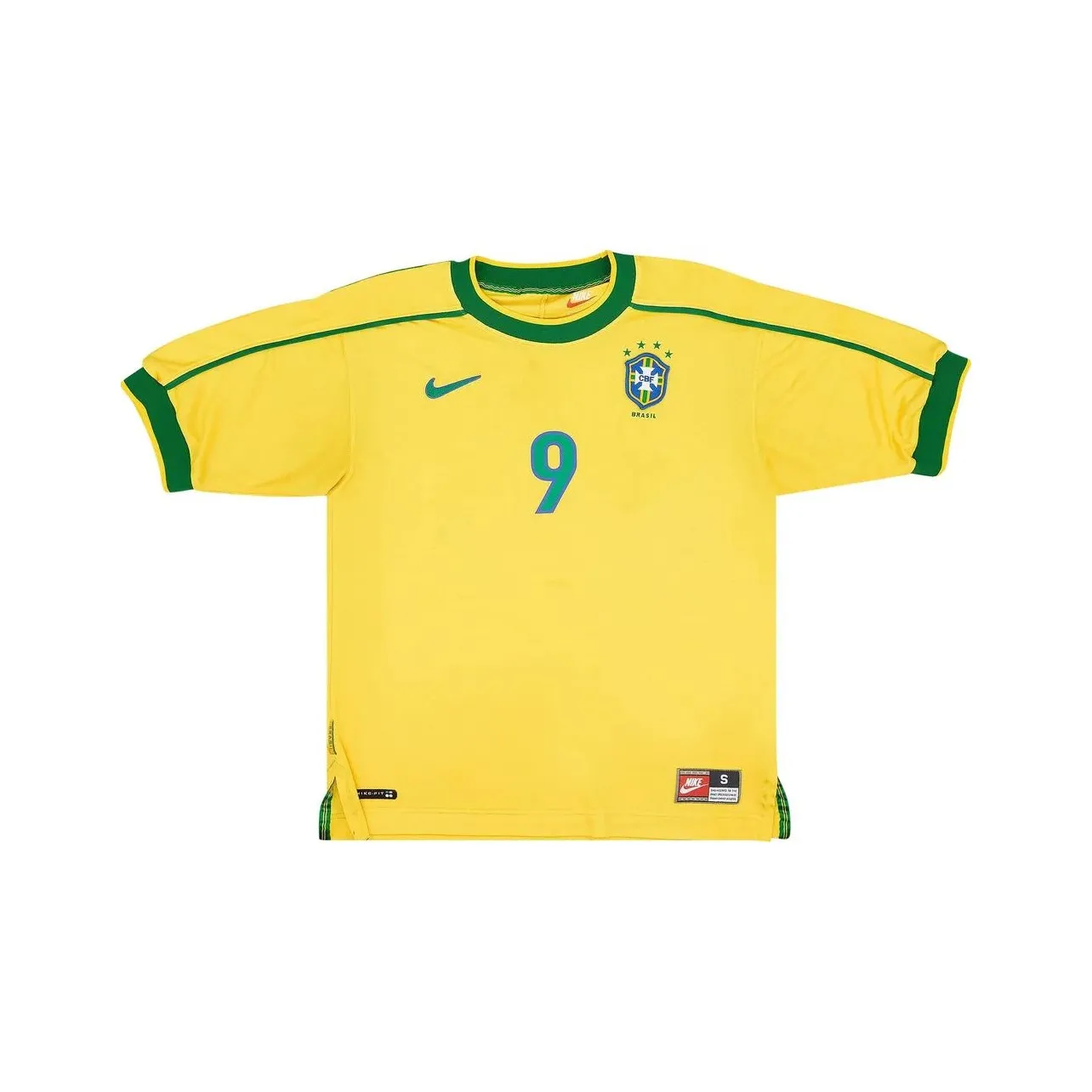 Nike Brazil 1998 Reissue Ronaldo Soccer Replica Jersey