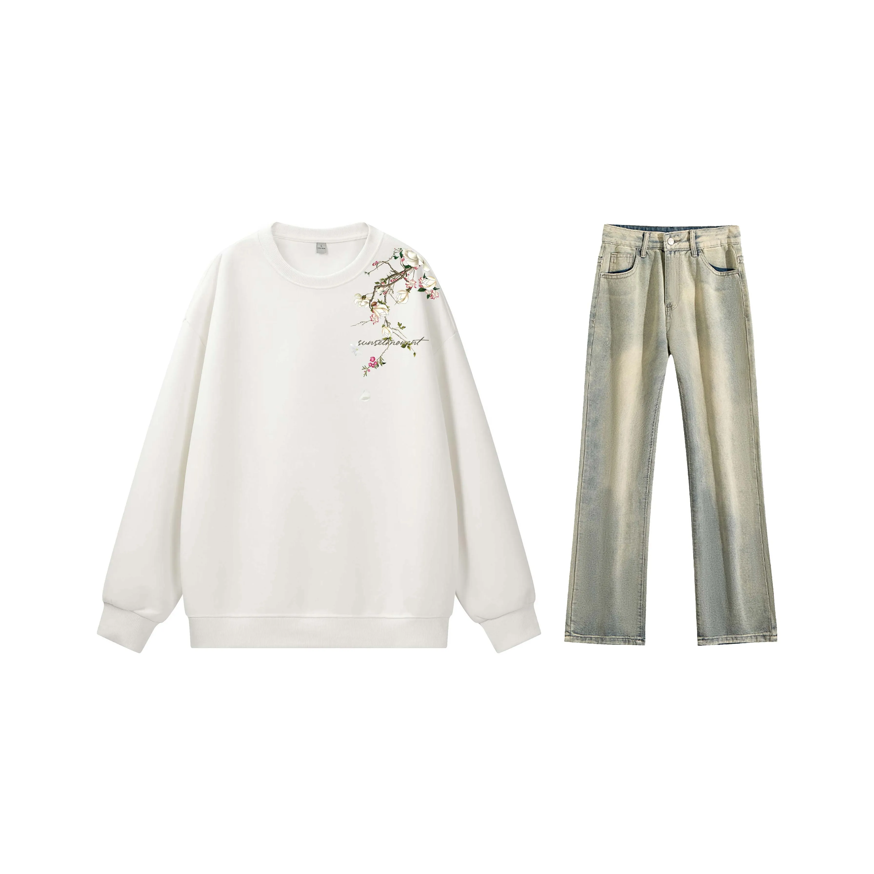 SUNSETMONENT Комплект Свитшот Унисекс