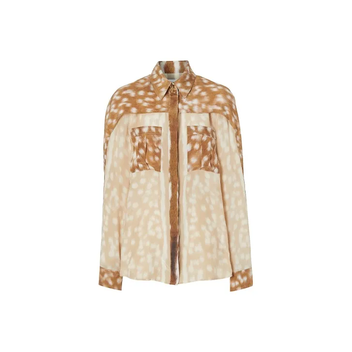 Burberry Khaki Женские Рубашки