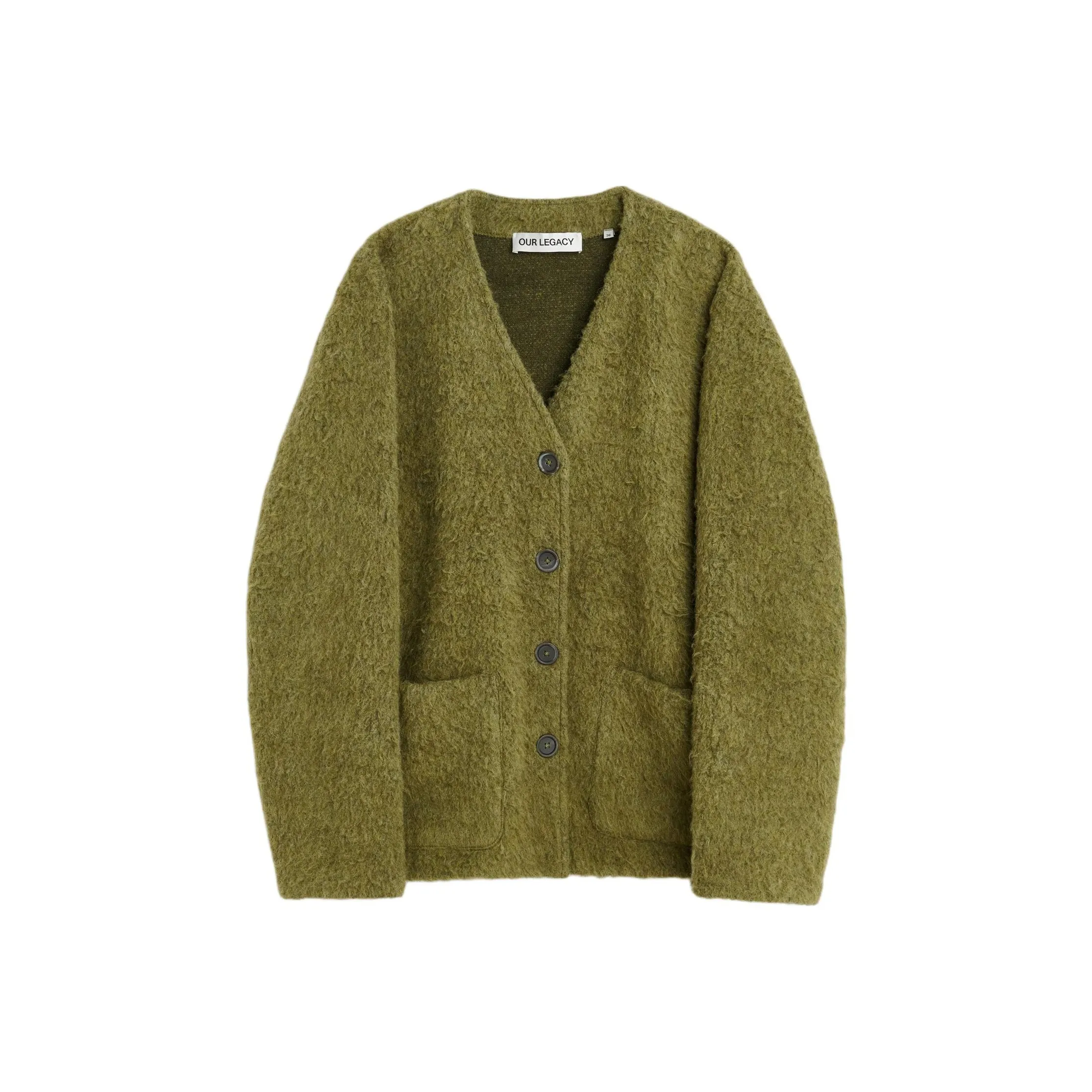 OUR LEGACY FW24 Свитер Женский Мох Зеленый