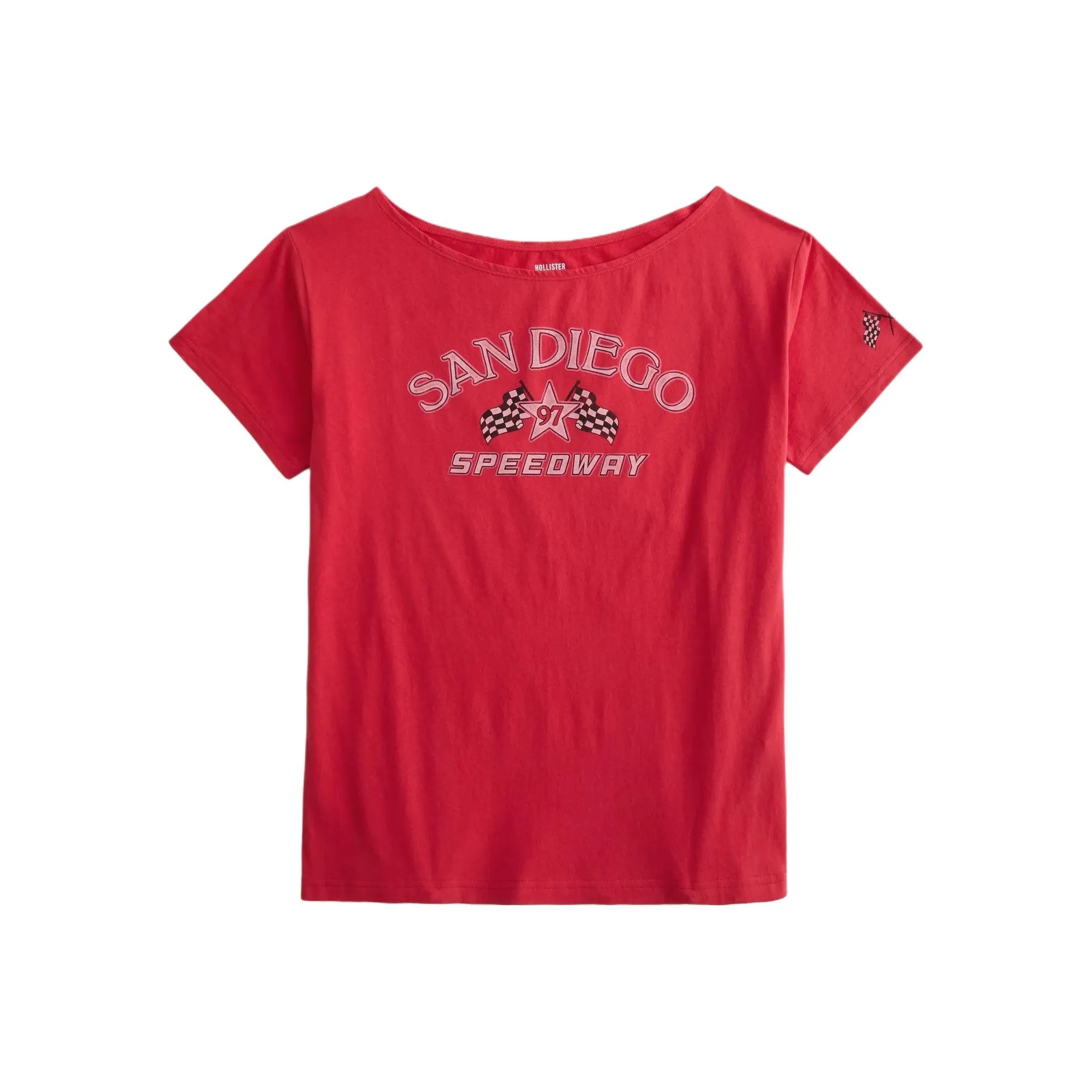 Hollister Женские красные футболки