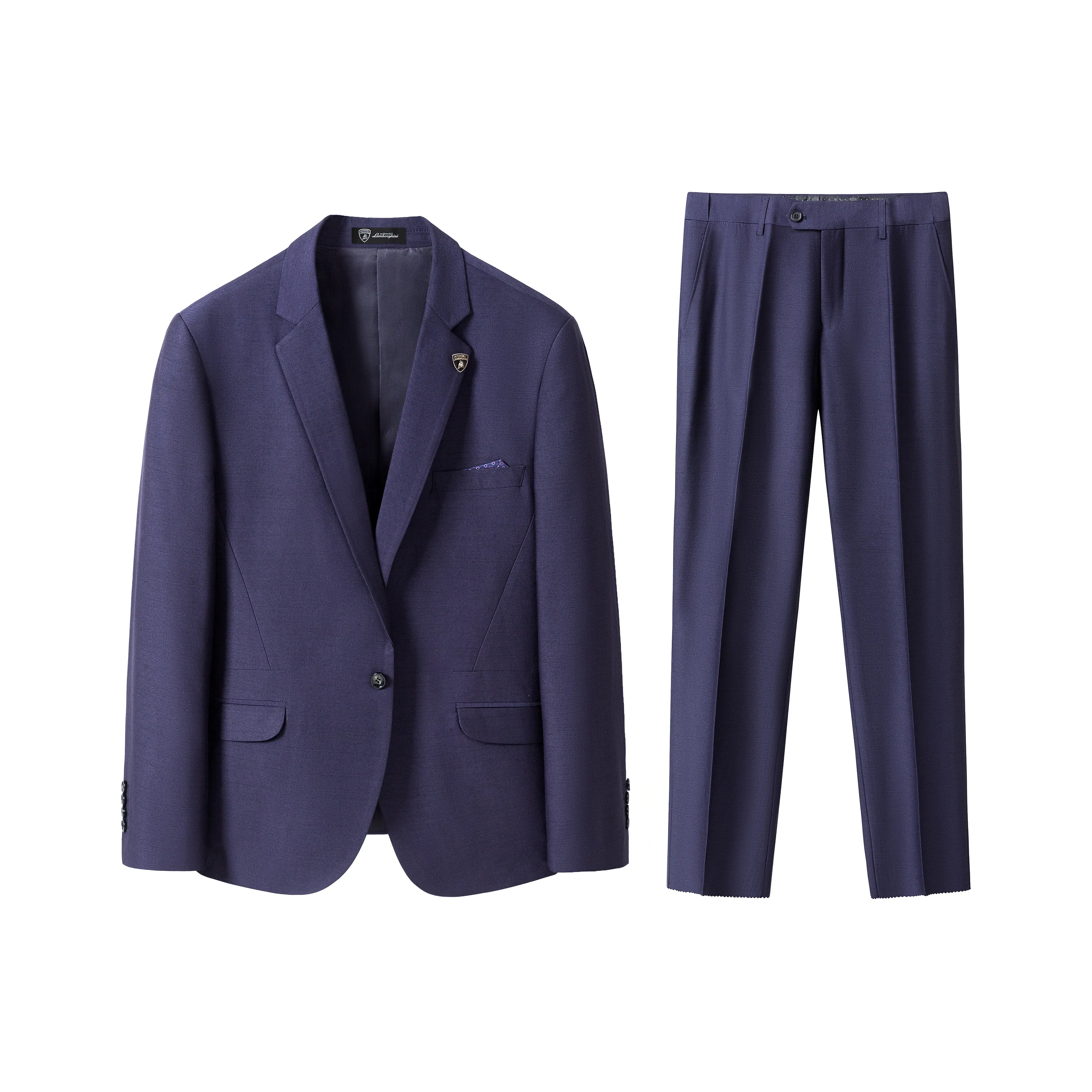 AUTOMOBILI LAMBORGHINI Деловой костюм мужской синий