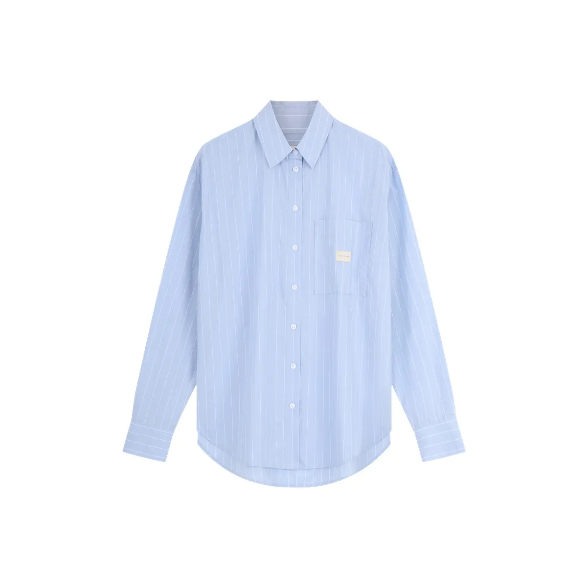 Calvin Klein CDN Синий Основа Полосы Женские Рубашки