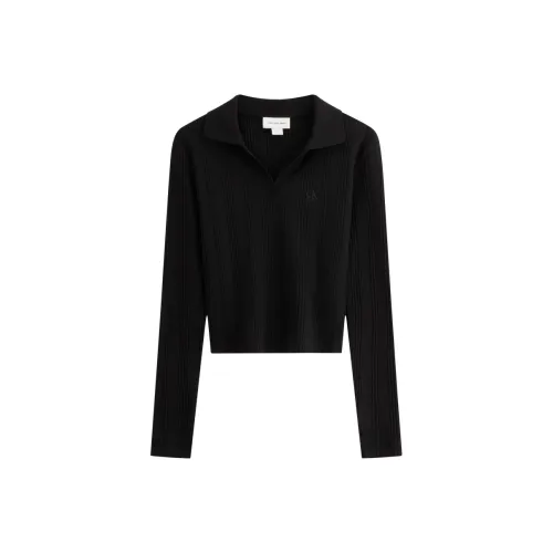 Calvin Klein BEH Космический черный Женские футболки