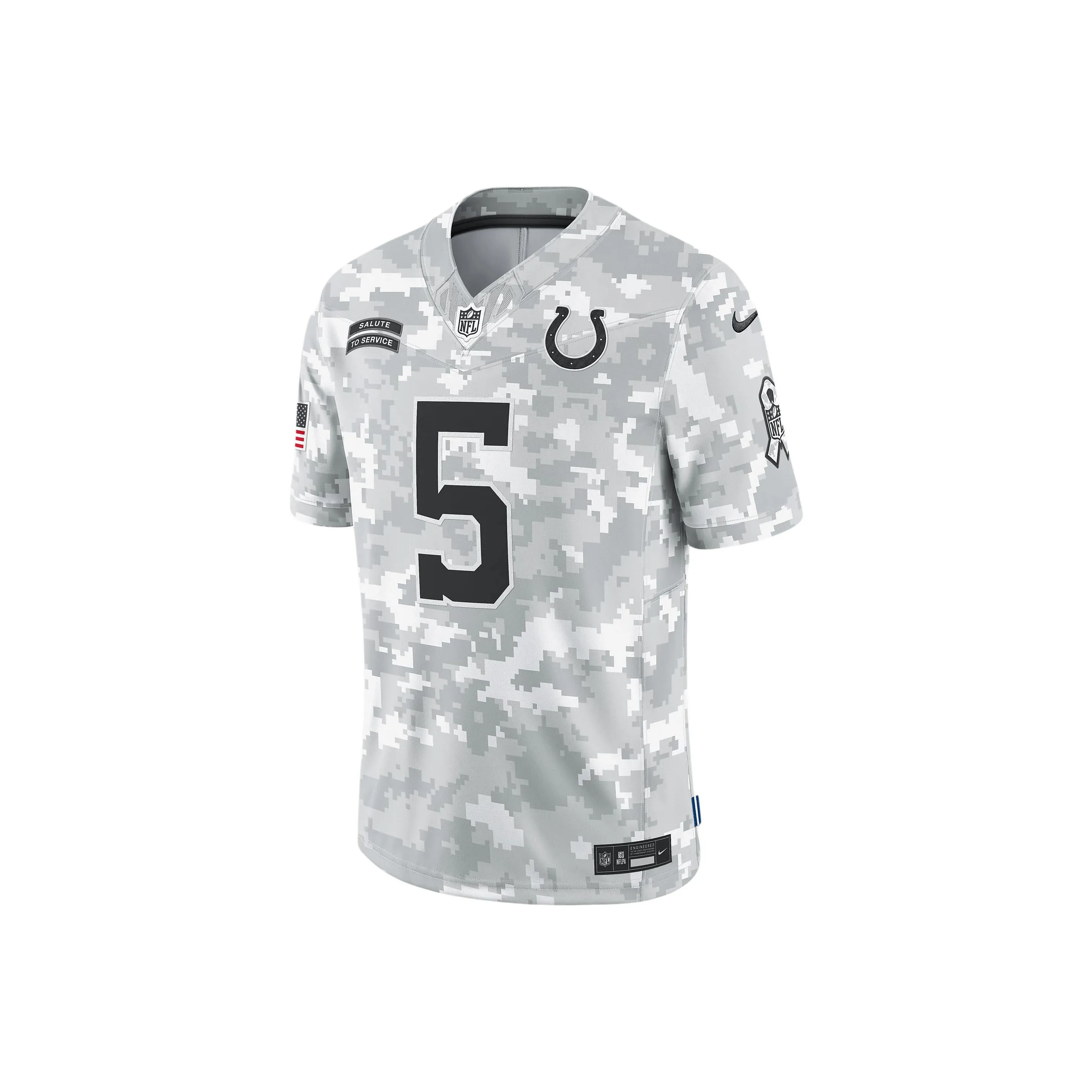 Nike Anthony Richardson Indianapolis Colts Salute To Service Men's Nike Dri FIT Nfl Limited Jersey