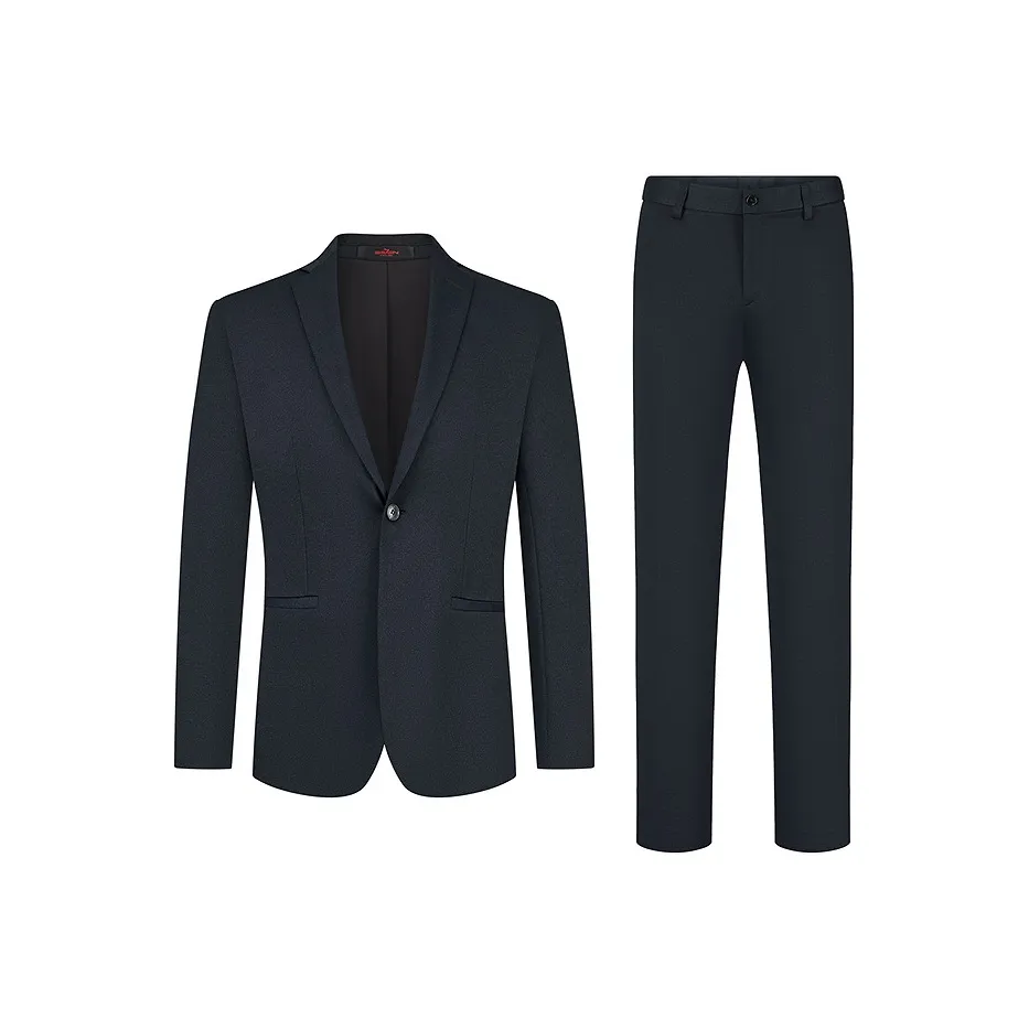 SEVEN Деловой костюм мужской темно-синий