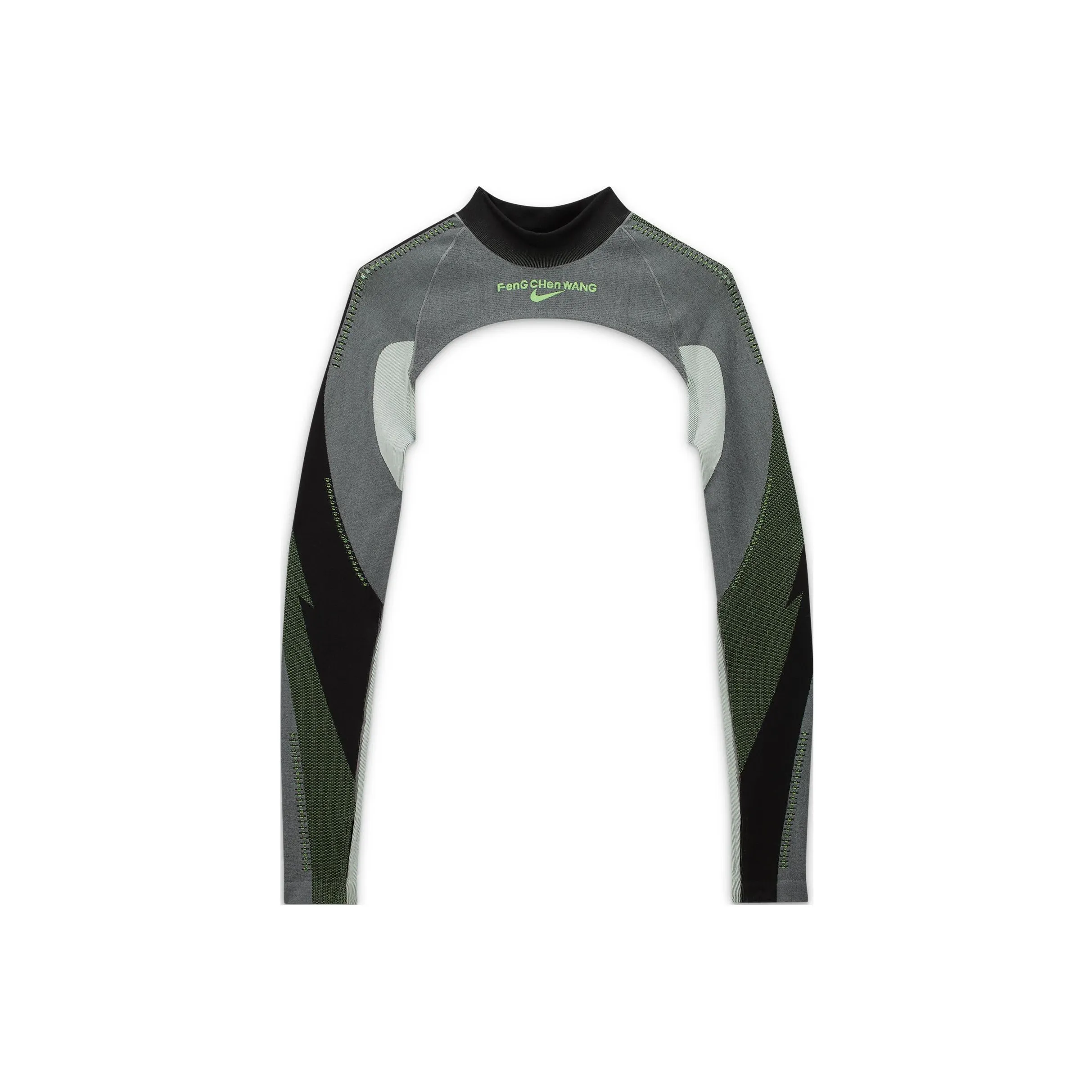 Nike X Feng Chen Wang Women's Pro Long Sleeve Knit Top Asia Sizing Multicolor