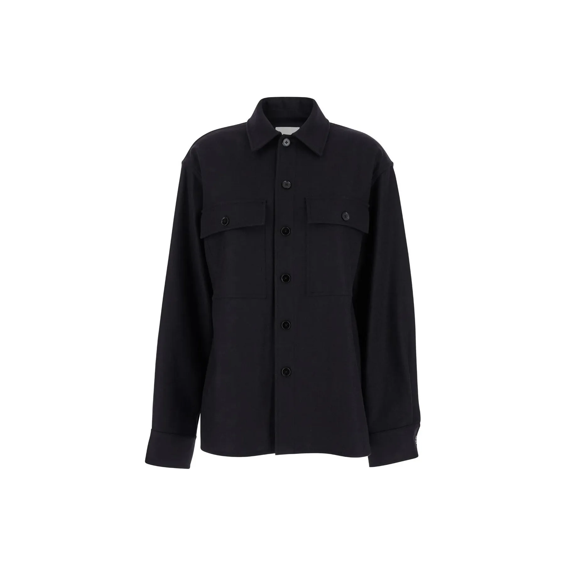 JIL SANDER + Flannel Buttoned Overshirt