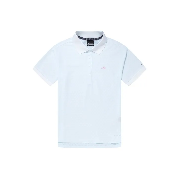 Columbia совместное брендирование Поло Женское Белое