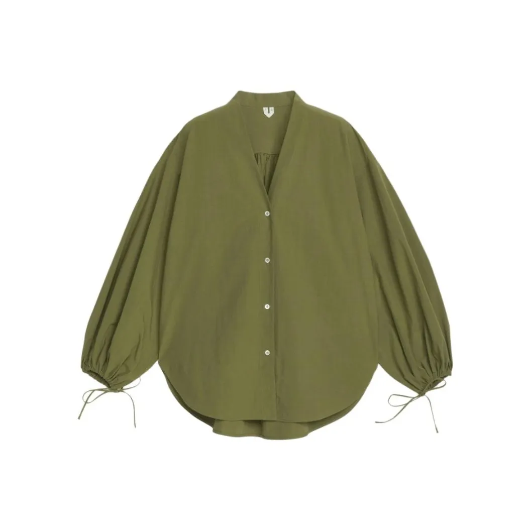 ARKET Shirt Women's Dark Khaki Green