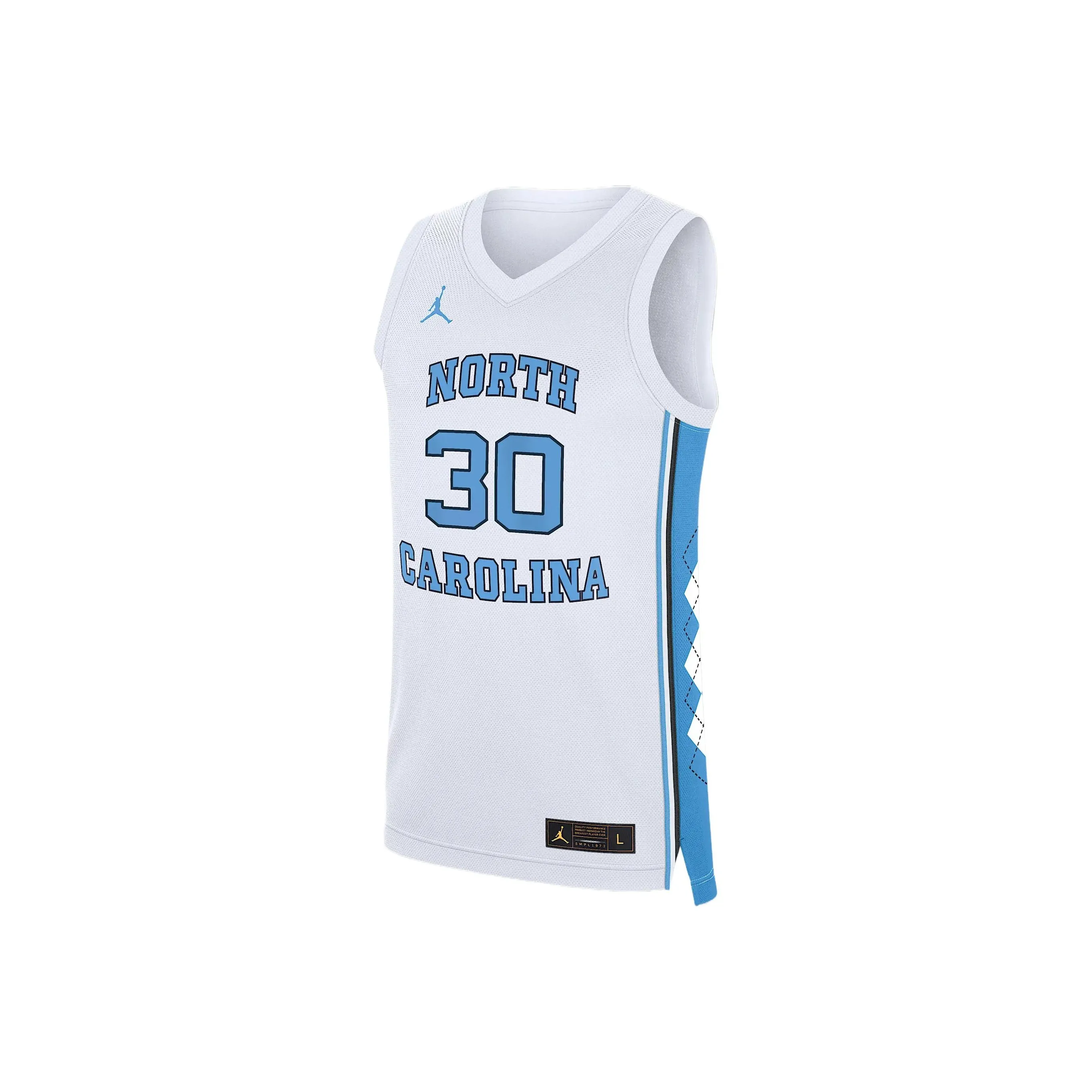 jordan Oxidized Rasheed Wallace North Carolina Tar Heels Replica Men's jordan Oxidized Brand College Basketball Jersey