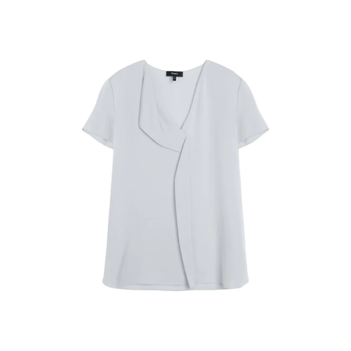 THEORY Рубашка Женская Серебряная Белая