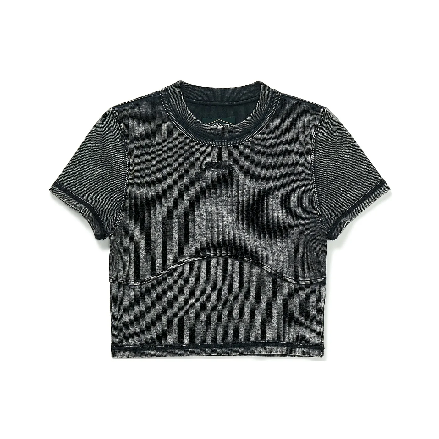 714STREET T-Shirt Женская Черный Серый