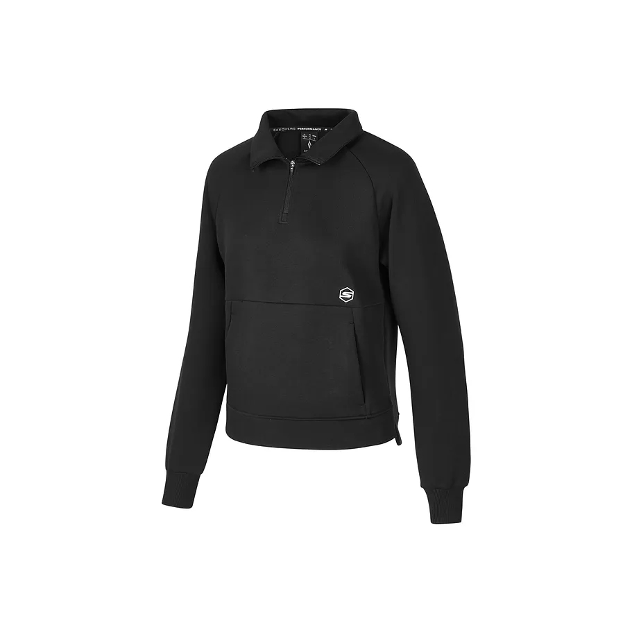 Skechers Comfortable Sports Collection GOKNIT Толстовка Женская Углеродно-черная