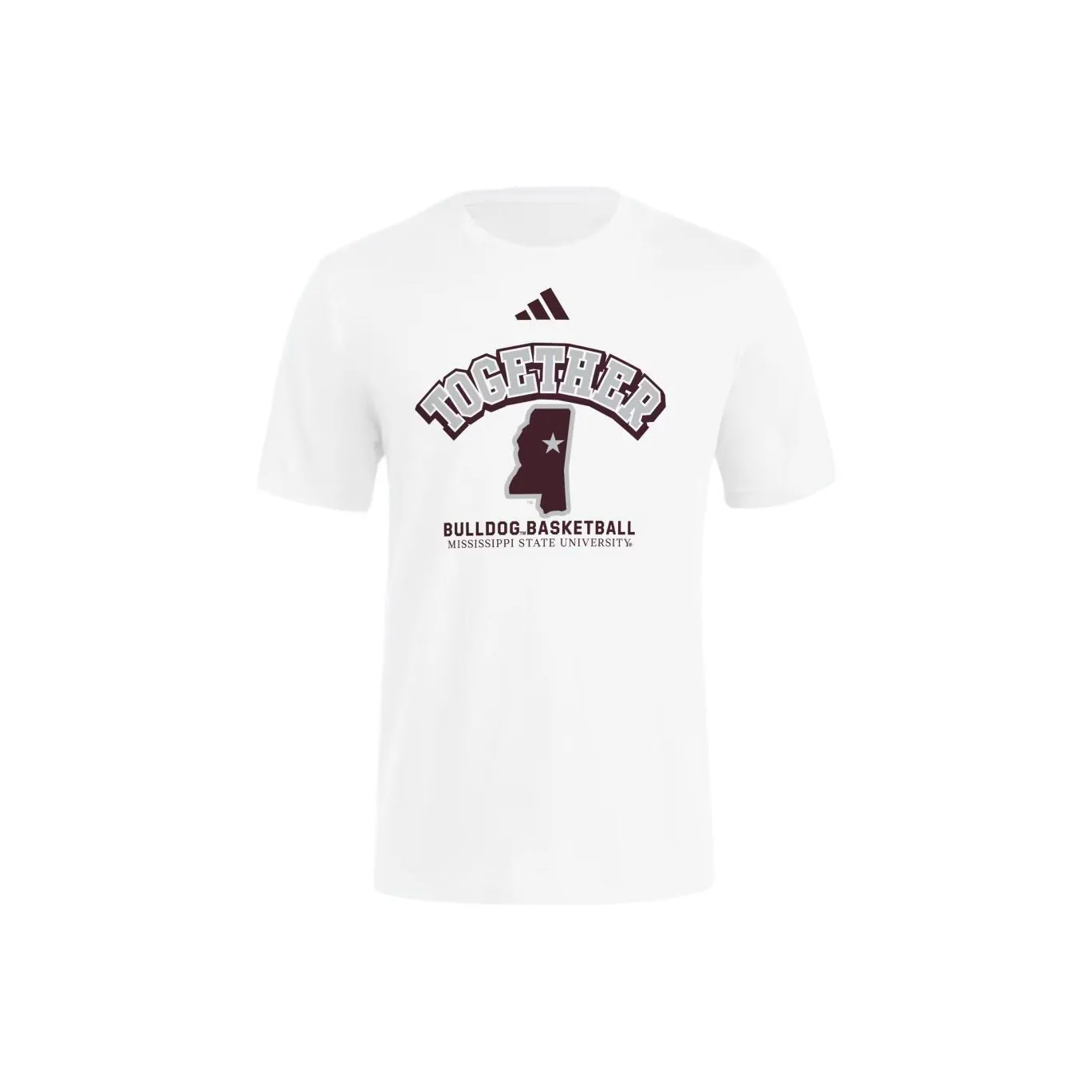 Adidas Free Shipping With AdiClub Missisippi State Bulldogs College Basketball Shooting Shirt