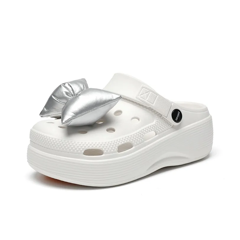 ZHR Кремовый Обувь Сабо Женские Белые