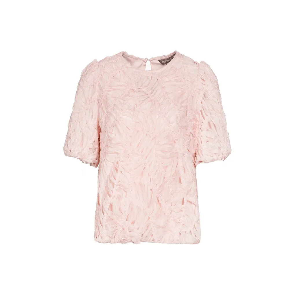 MeetMetro Рубашка Женская Светло-Розовая