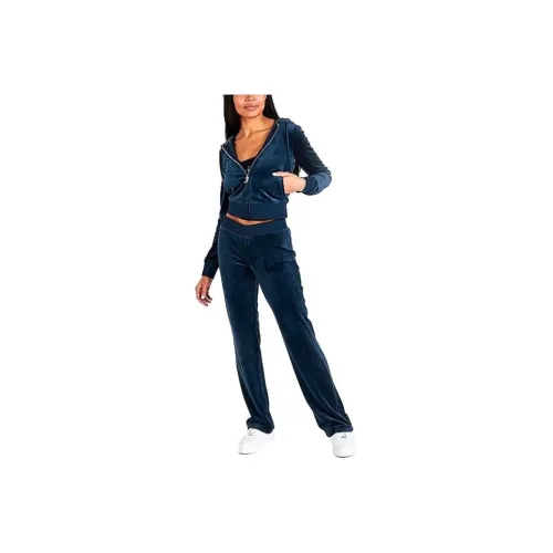 JUICY COUTURE Синий Женские Свитшоты
