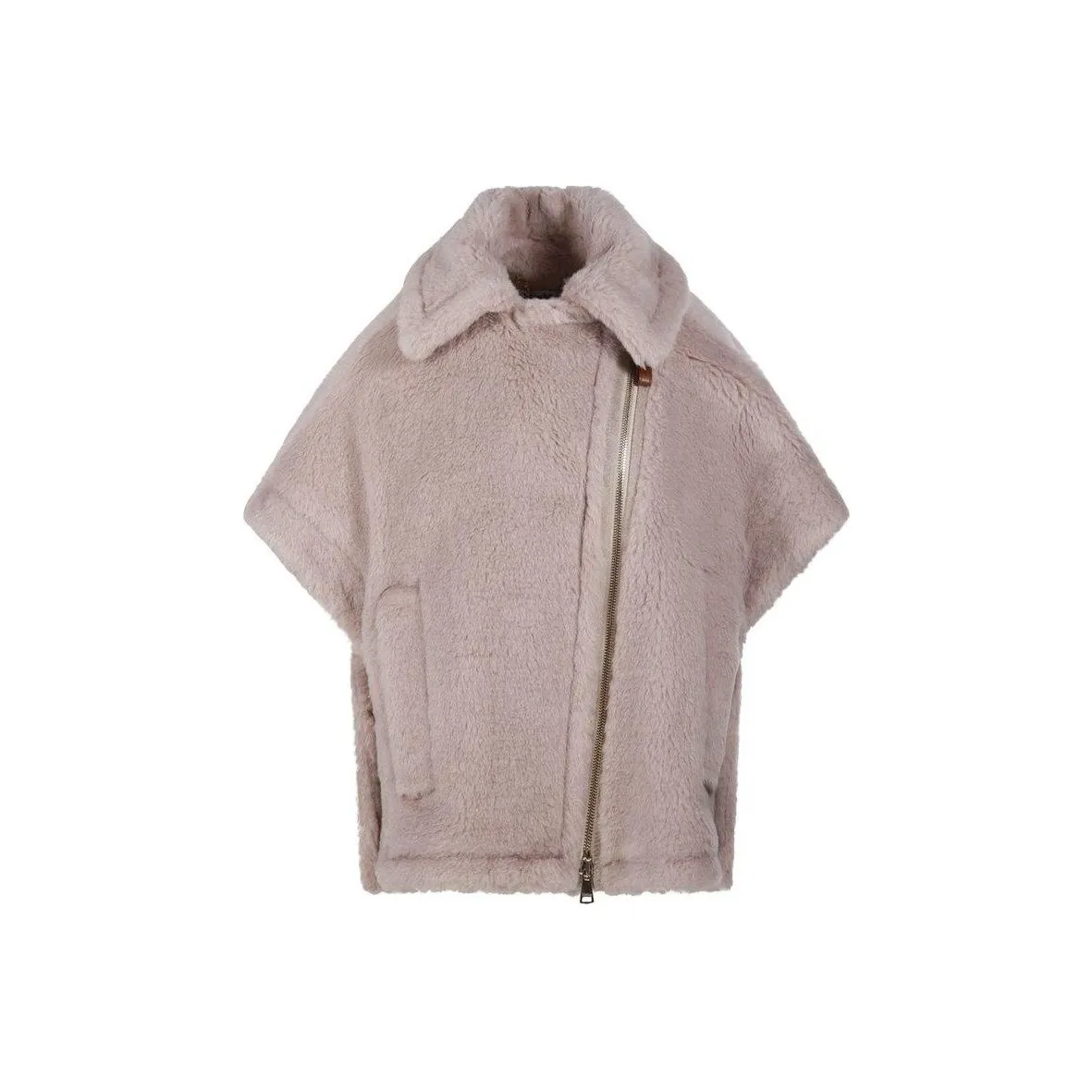 Max Mara Newmanto Zip Up Short Sleeved Coat
