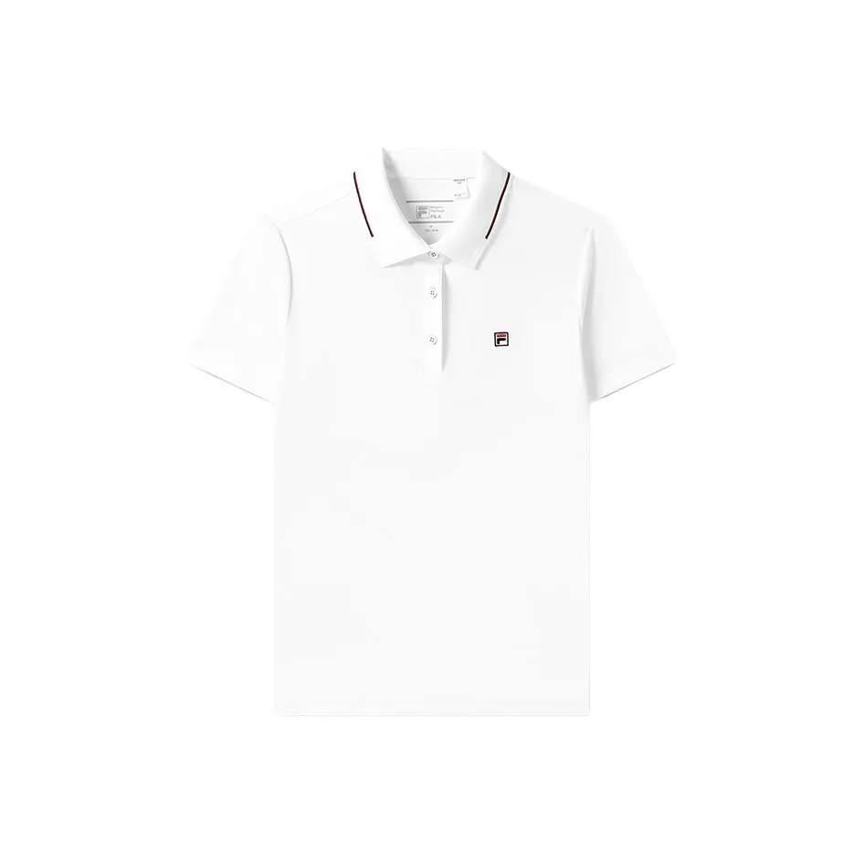 FILA Modern Heritage Поло Женское Стандартное Белое