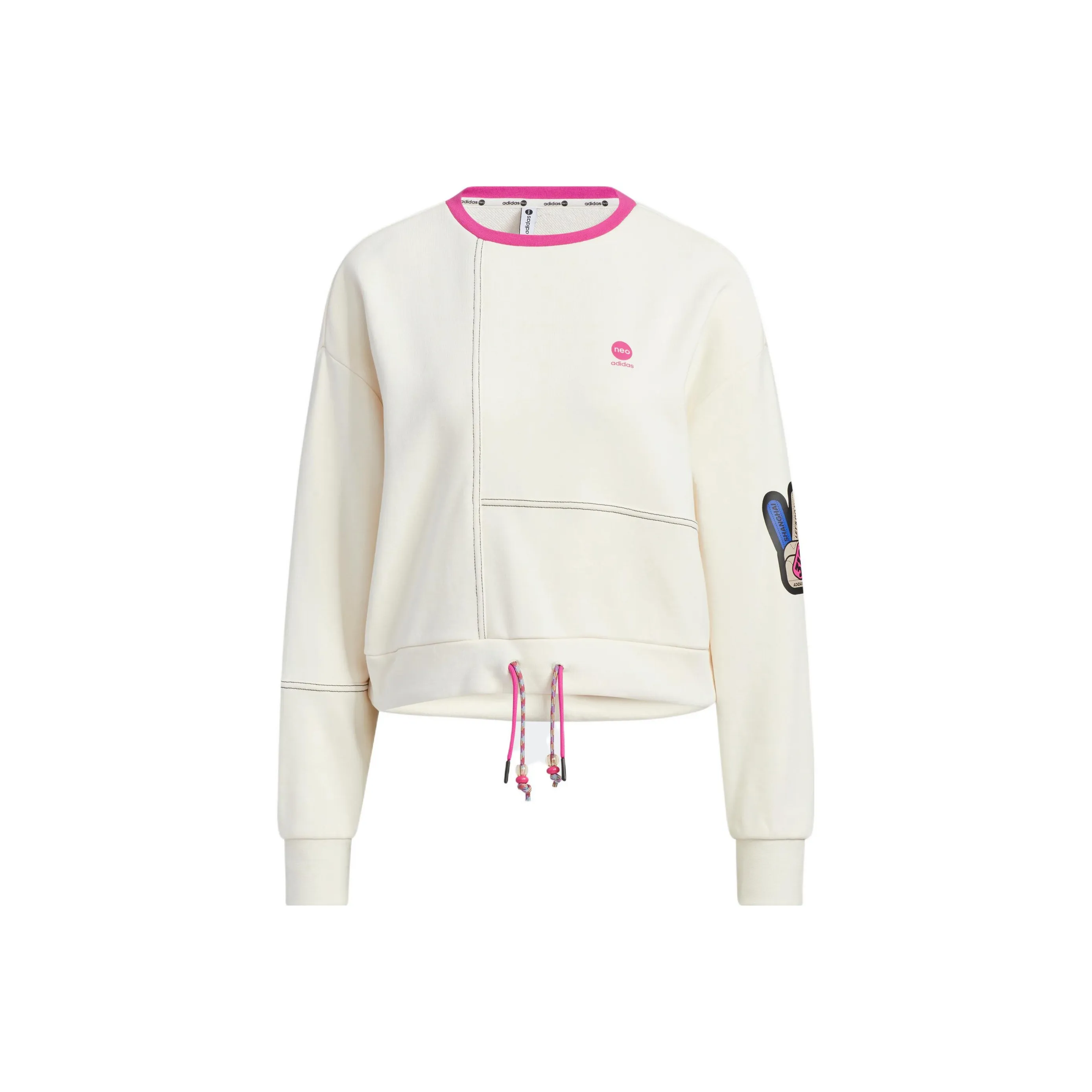 Adidas Neo Sweatshirt Women's Pink White