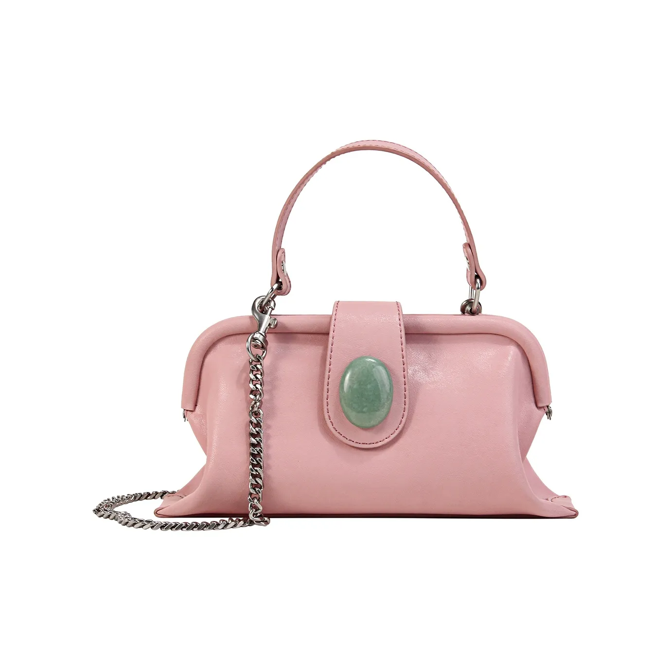 LOSEA Коровья кожа Одно плечо Сумка Маленькая Женская Розовая