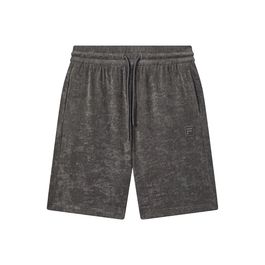 FILA MILANO Итальянская роскошная спортивная коллекция Повседневные шорты Мужские Кожа Коричневый