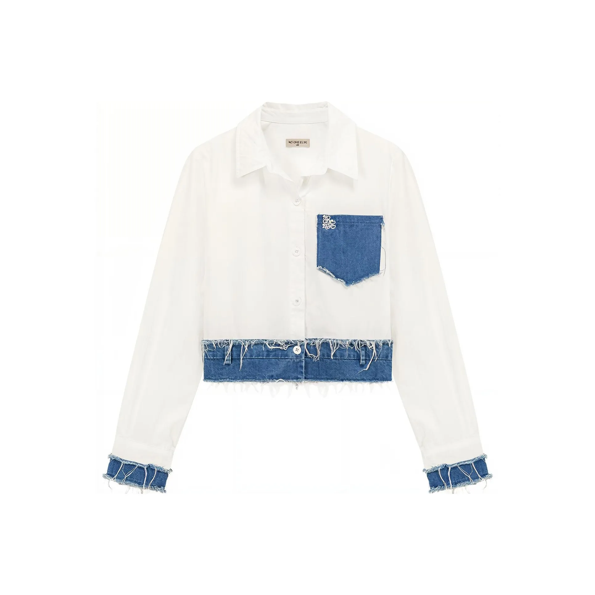 NO ONE ELSE Белые Женские Рубашки