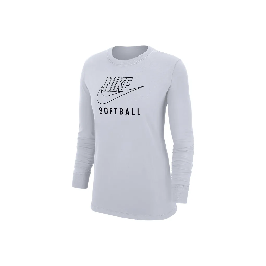 Nike Swoosh Women's Softball Long Sleeve T Shirt