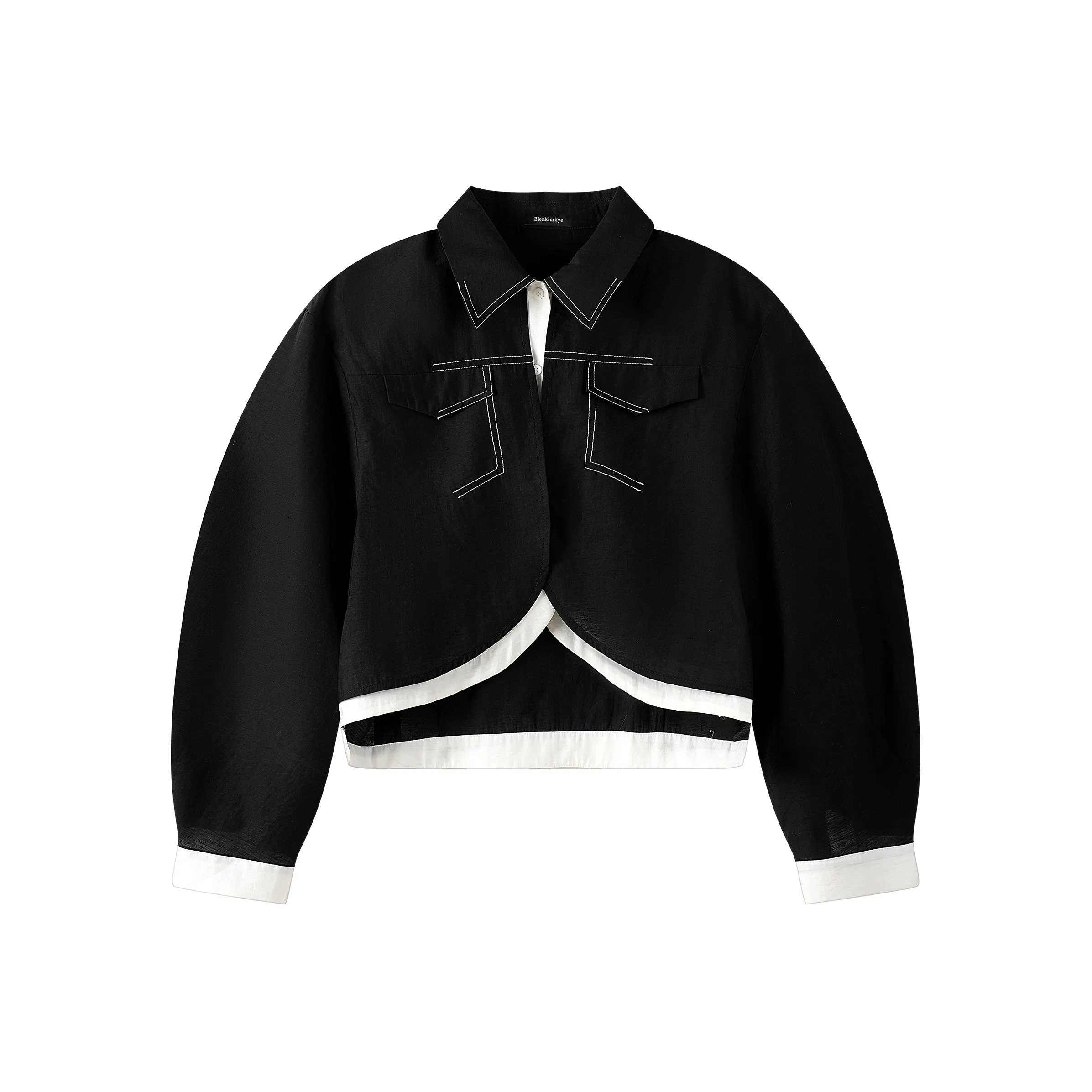 BIENKIMIIYE Черные Женские Рубашки
