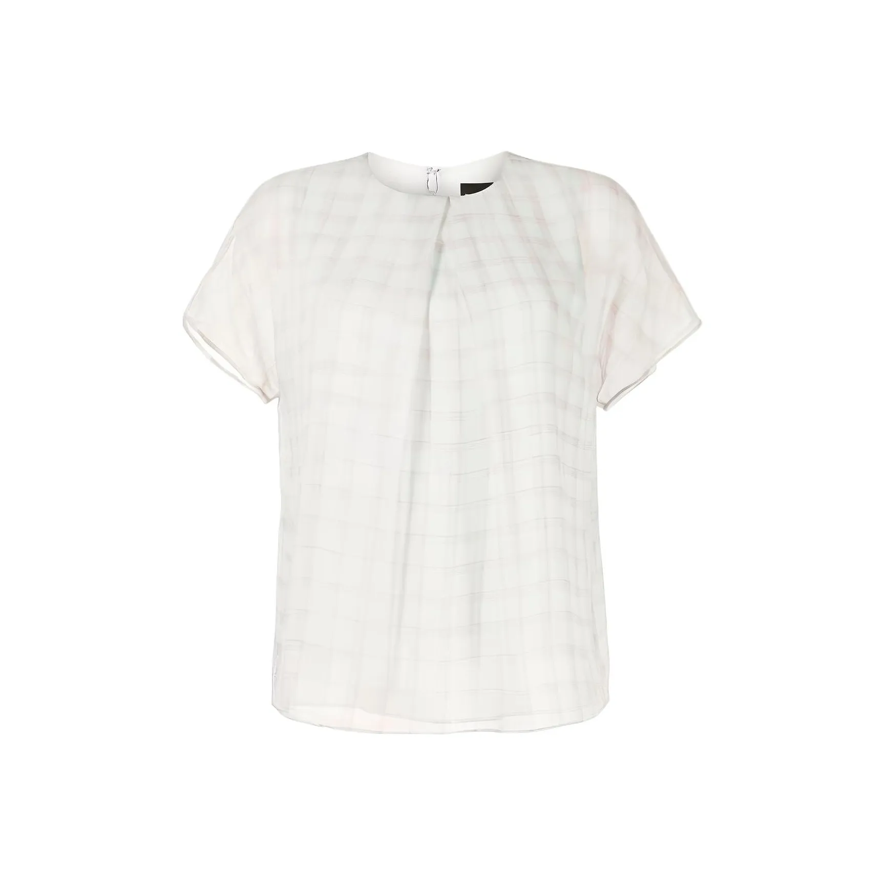 EMPORIO ARMANI SS22 Рубашка Женская Зеленая Фиолетовая Клетка