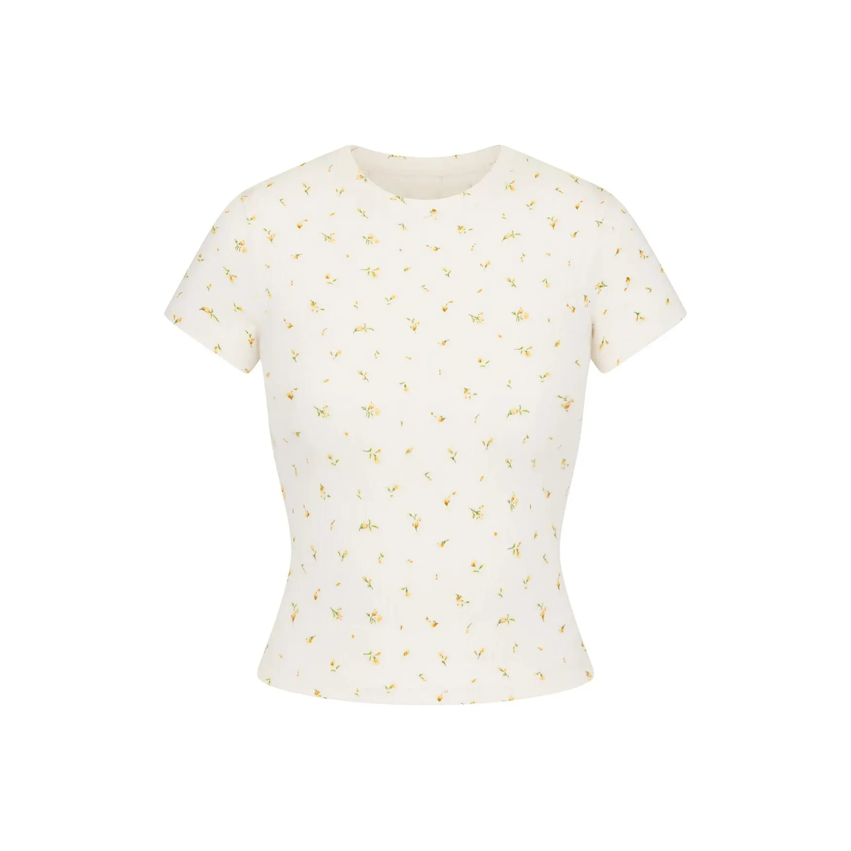 SKIMS T Shirt Women's MARIGOLD ROSEBUD PRINT/Marigold Rosebud Print