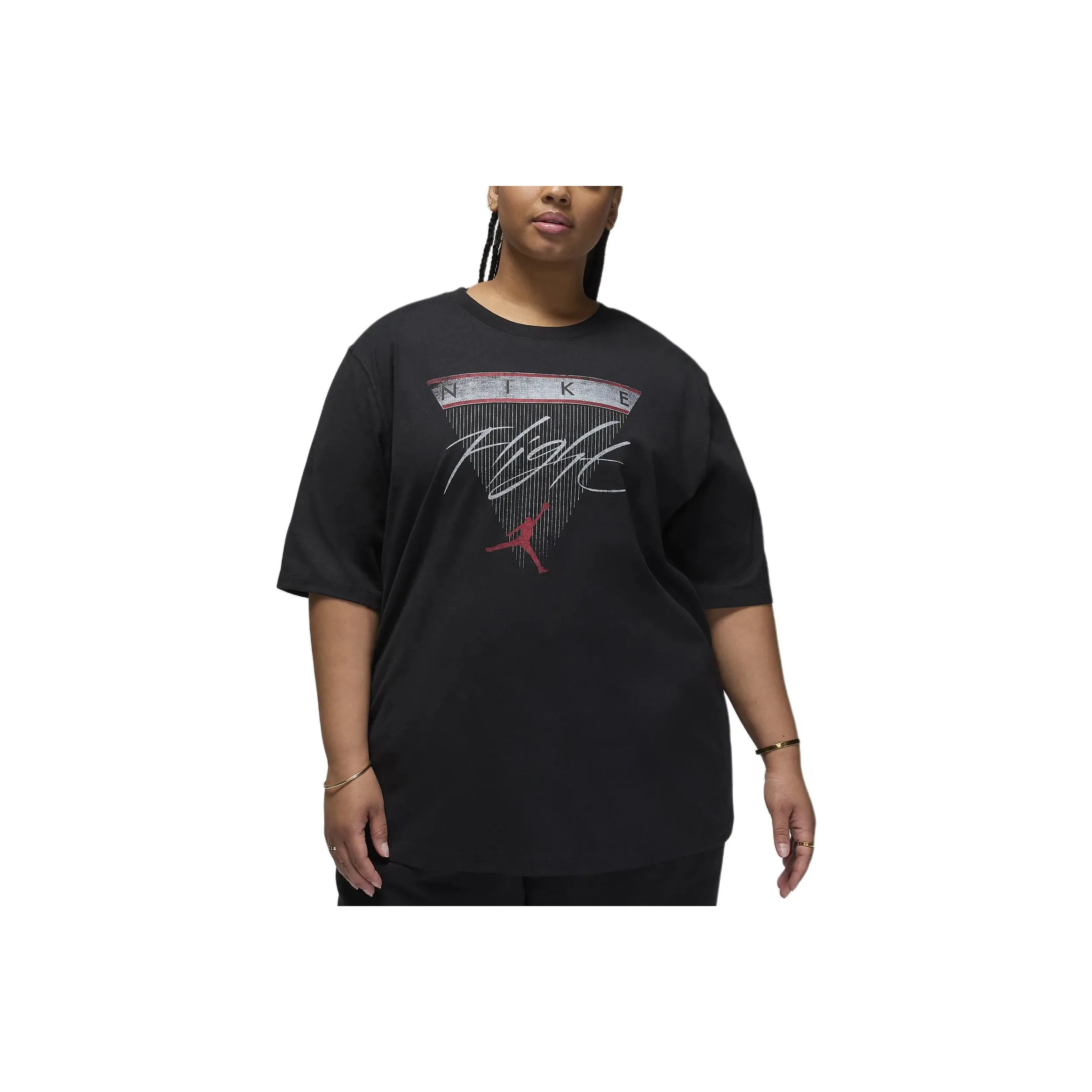 JORDAN Flight Heritage Women's Graphic T Shirt Plus Size